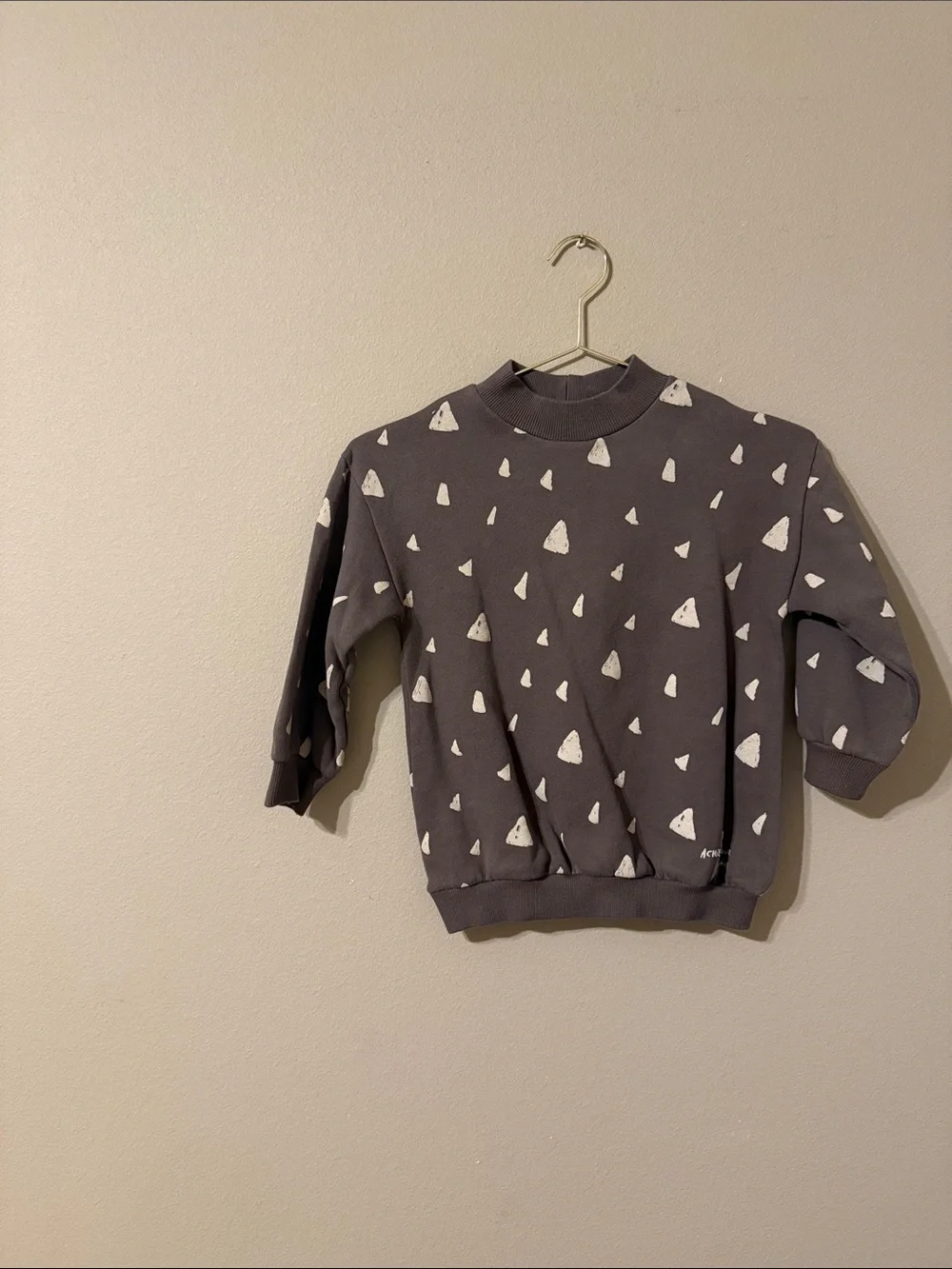 NWT  Zara Kids Boy Triangle Print Sweatshirt